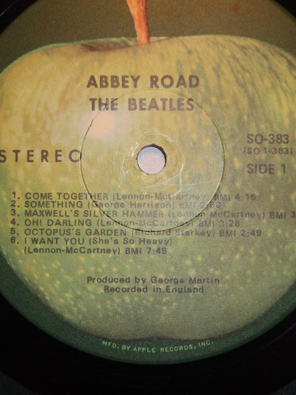 The Beatles – Abbey Road (Apple Records, Winchester Pressing) – Play‑Tested Viny - Picture 6 of 9